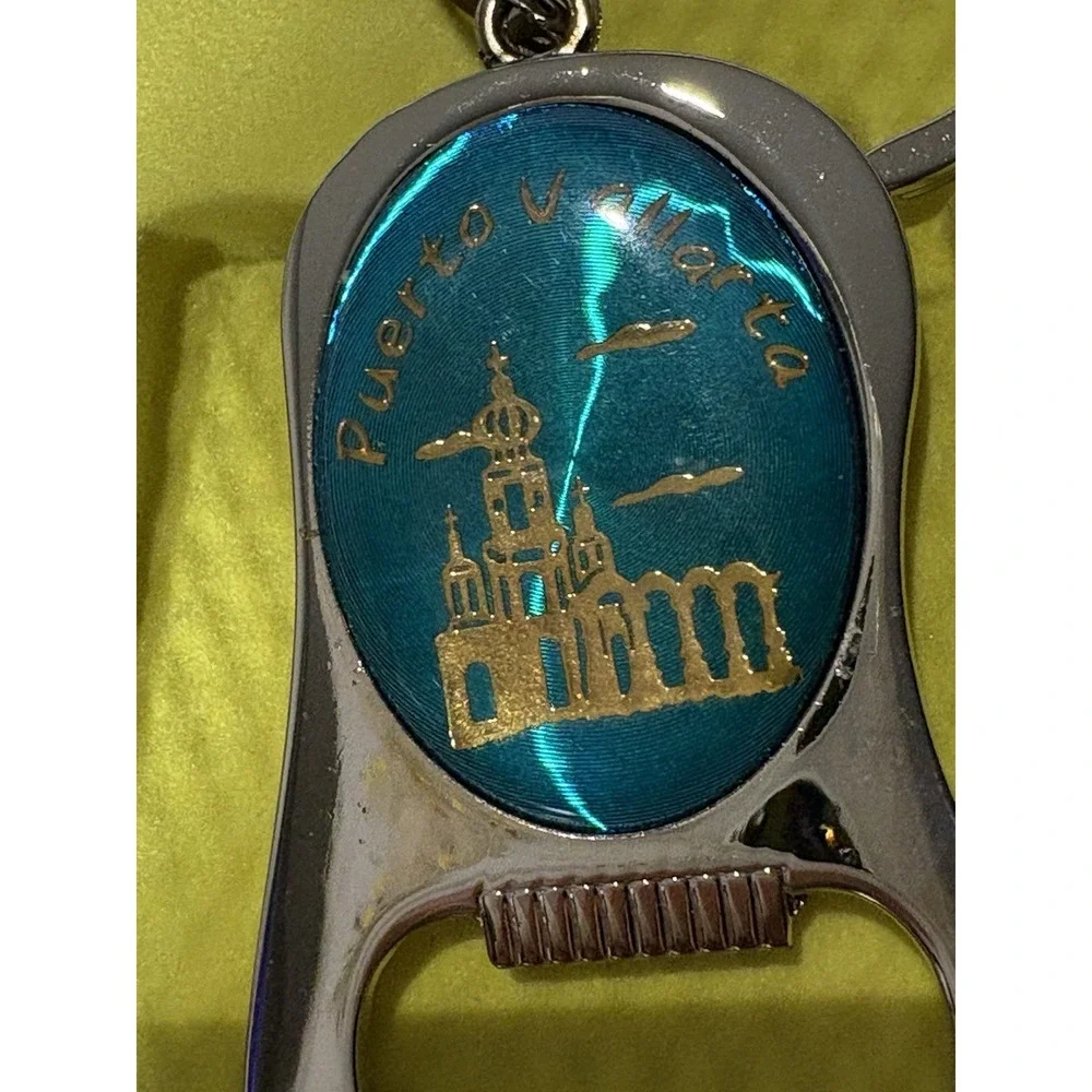vintage Puerto Vallarta bottle opener Key Chain